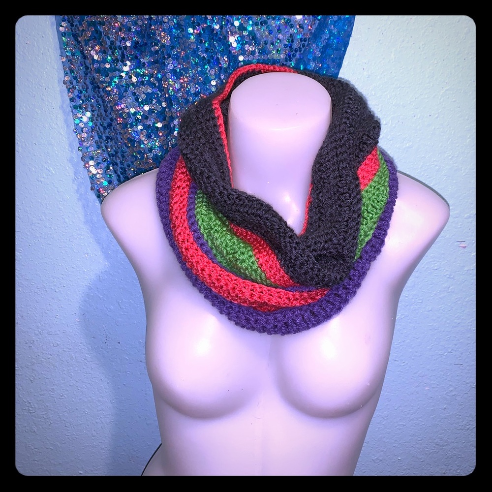 ⭐️ Hand crafted INFINITY SCARF- One of a kind